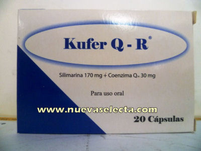 Kufer-Q-Recargada-20-capsulas-silimarina170mgcoenzimaq30mg-Distribuidora Farmaceutica Disfarmur